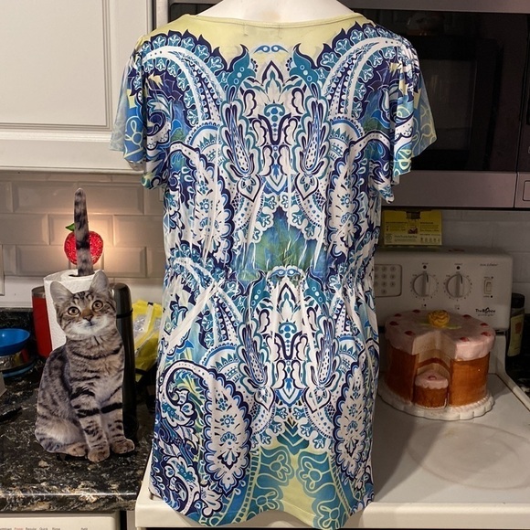 P womens Live and Let Live casual stretch short sleeve plus size top size 2X - Picture 2 of 4